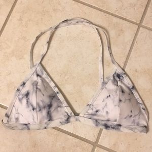 Cross back bikini top